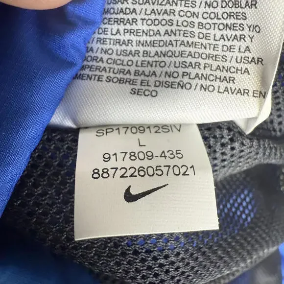 Mens Nike Sportswear Windrunner Full Zip Jacket 917809-435 Blue Brand Sz L - Picture 7 of 8